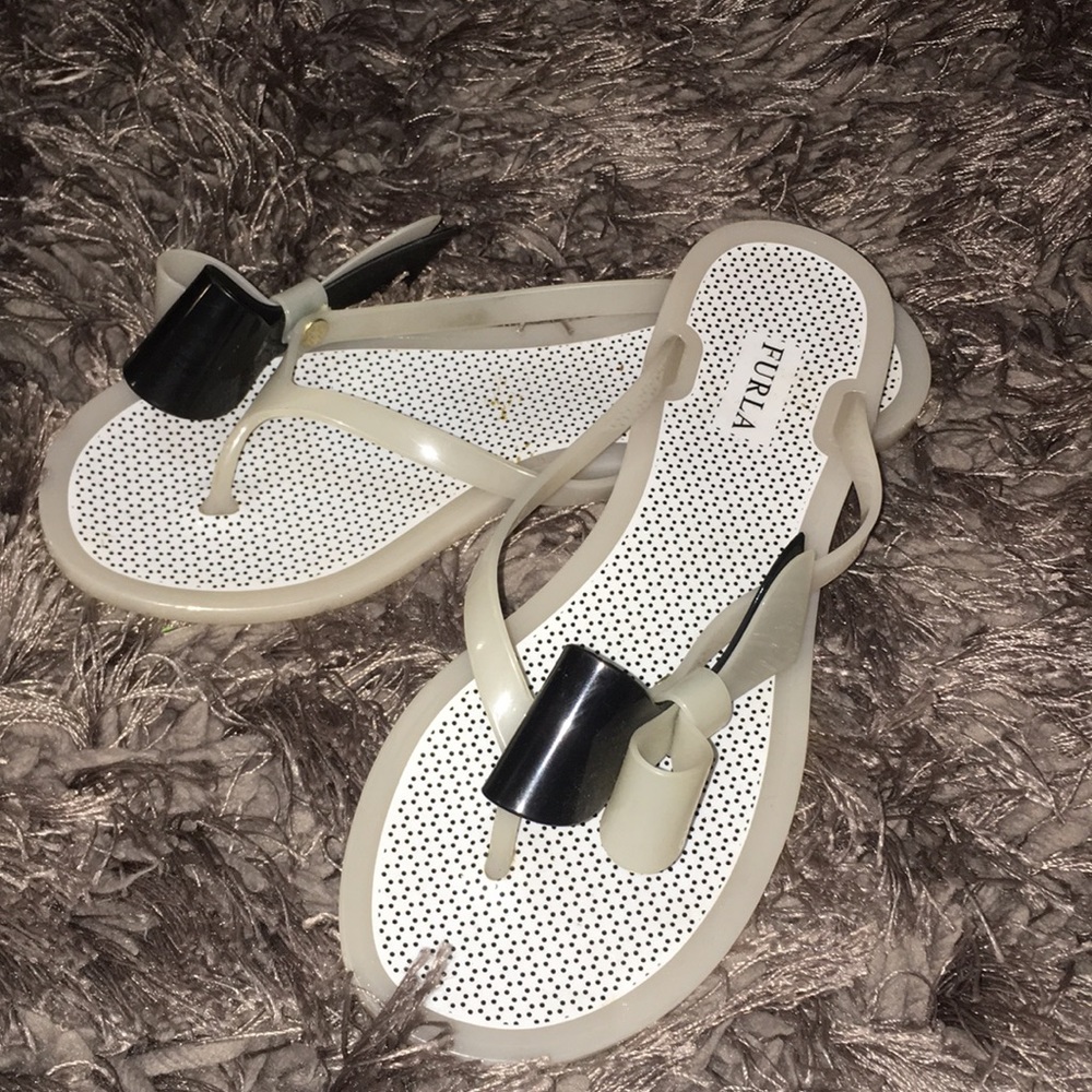 Furla ltaly sandals flip flops jellies